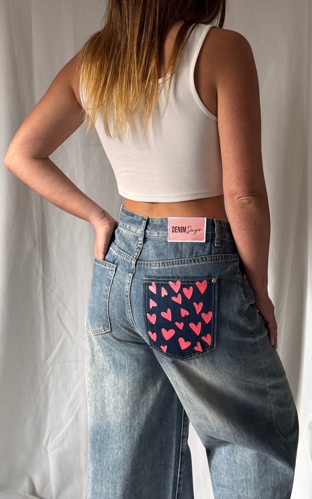 Jeans „heart“ mit Details