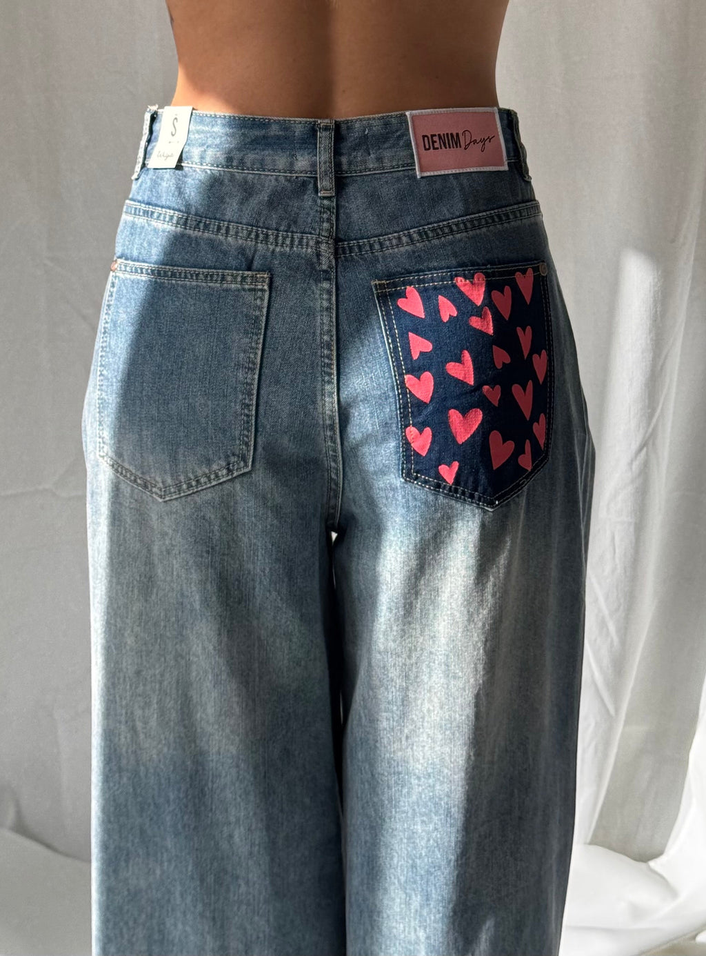 Jeans „heart“ mit Details