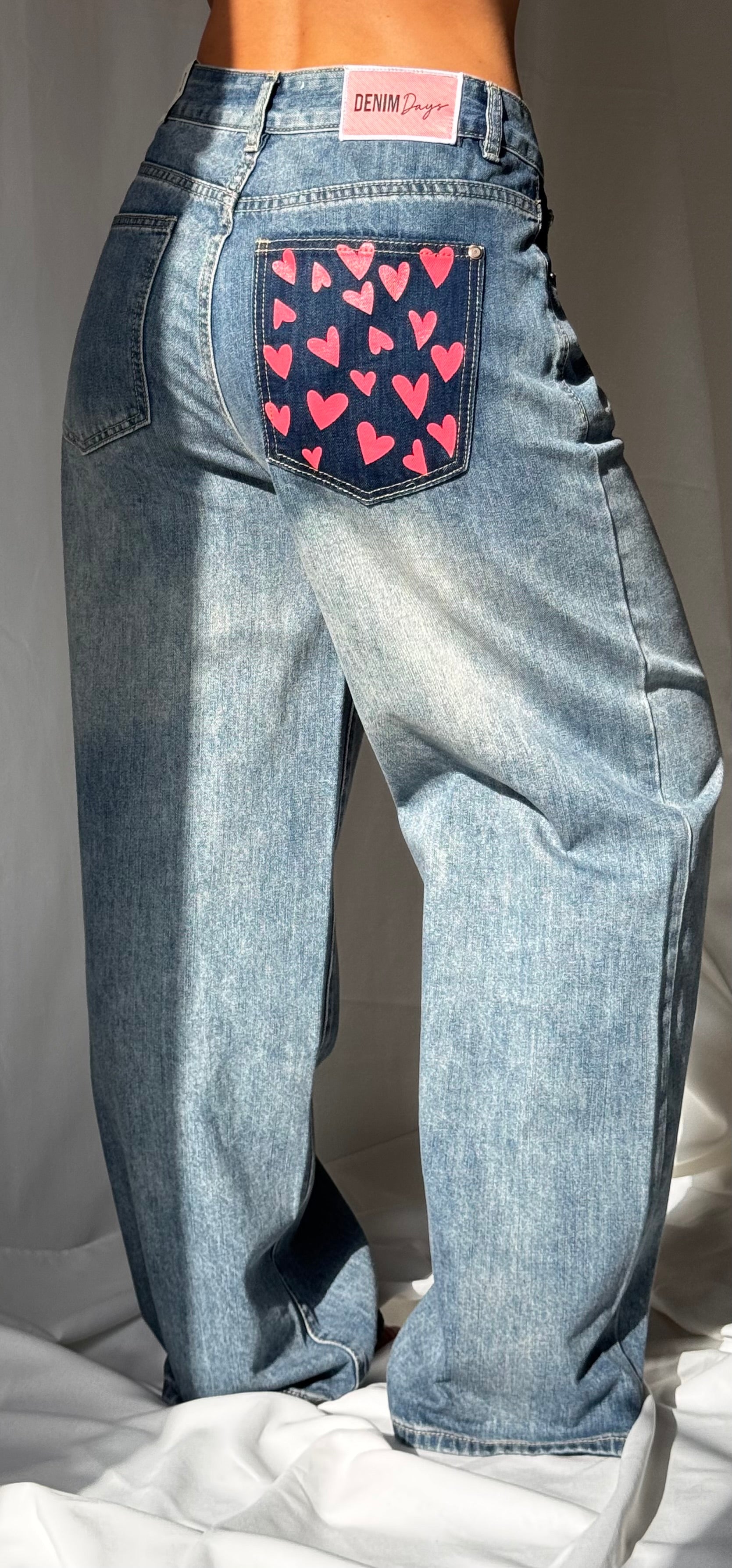 Jeans „heart“ mit Details