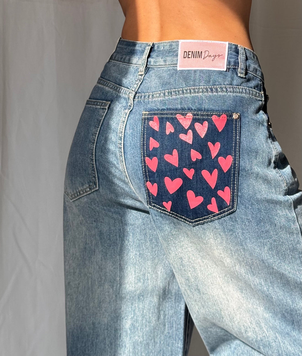 Jeans „heart“ mit Details