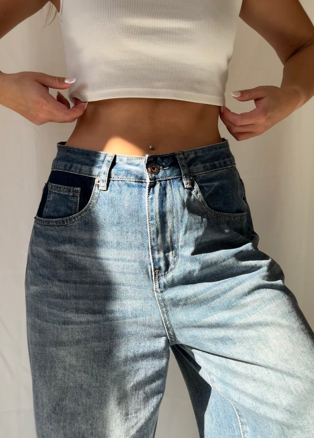 Jeans „heart“ mit Details